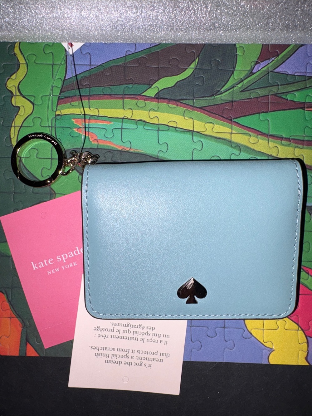 NWT Kate Spade Nadine small bifold wallet & key chain